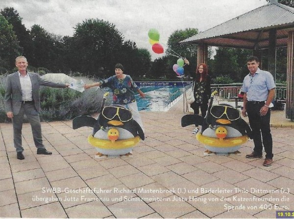 Spendenbericht 400 EUR